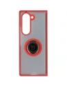 Wholesale Bizon Case Hybrid Ring Samsung Galaxy Z Fold6 smoky with a red frame - BIZ5908 - {ean13} - Hurt