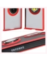 Hurtownia GSM - Etui s úchopem na prst Bizon Case Hybrid Ring pro Samsung Galaxy Z Fold6 kouřové s červeným rámečkem - BIZ5908 - {ean13} - Hurt