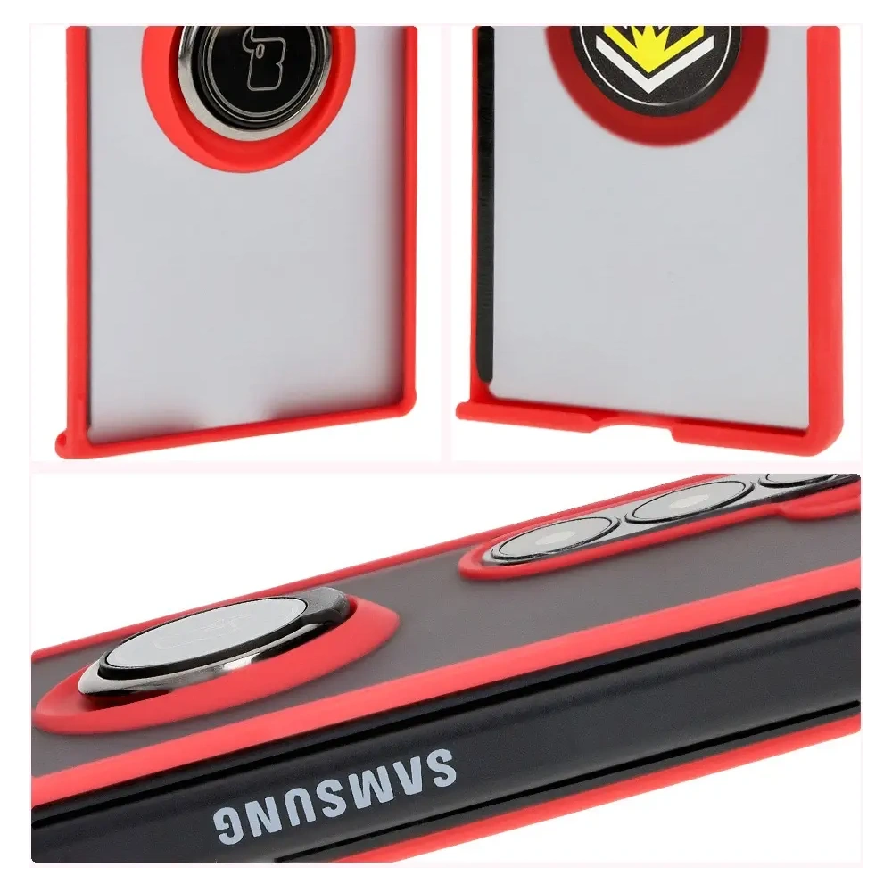 Hurtownia GSM - Bizon Case Hybrid Ring Samsung Galaxy Z Fold6 füstös piros kerettel - BIZ5908 - {ean13} - Hurt