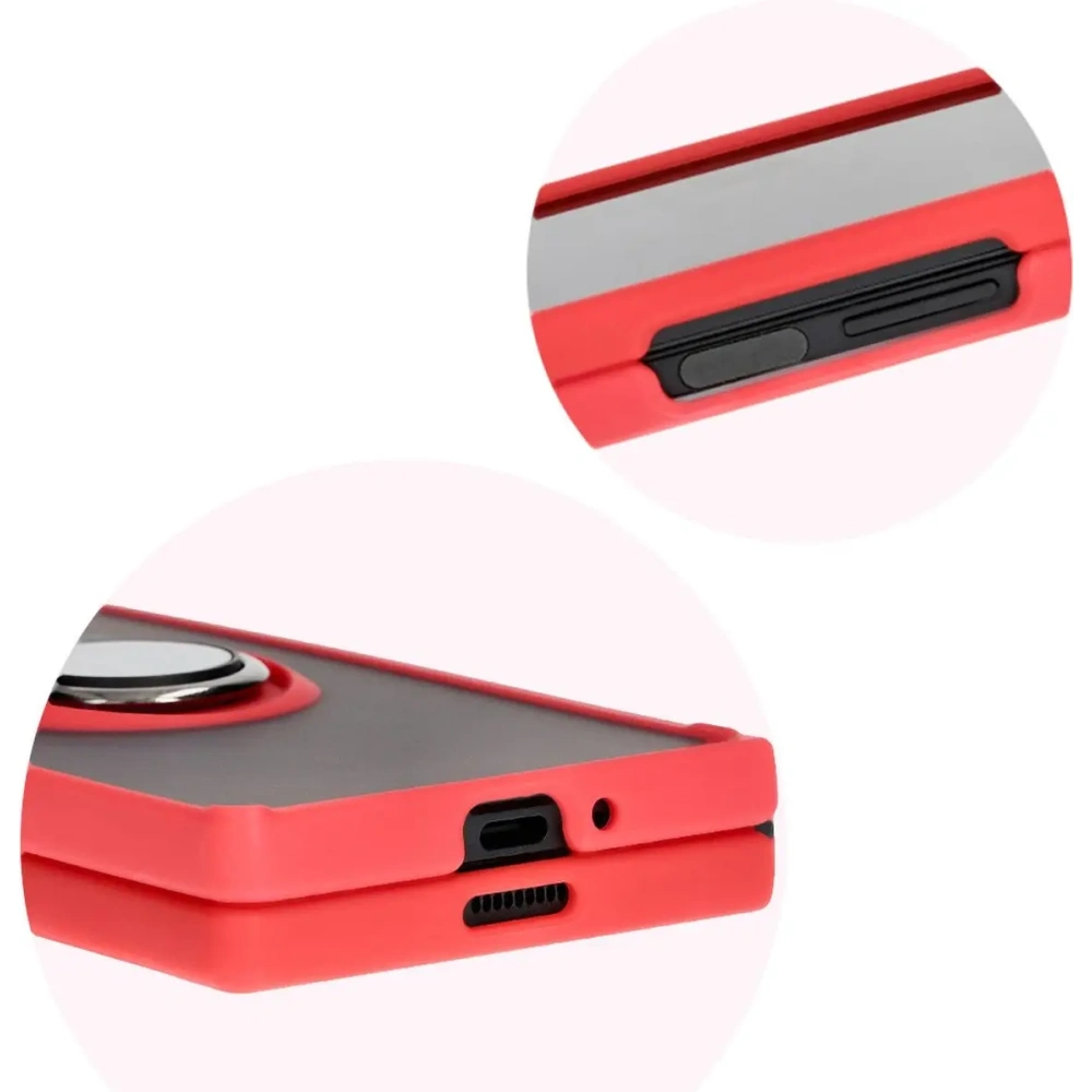Hurtownia GSM - Bizon Case Hybrid Ring Samsung Galaxy Z Fold6 füstös piros kerettel - BIZ5908 - {ean13} - Hurt