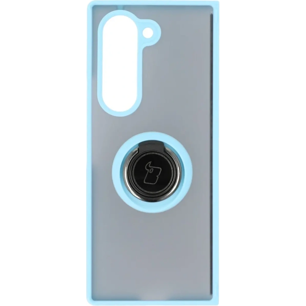 Hurtownia GSM - Bizon Case Hybrid Ring Samsung Galaxy Z Fold6 rauchig mit einem hellblauen Rahmen - BIZ5909 - {ean13} - Hurt