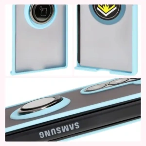 Hurtownia GSM - Bizon Case Hybrid Ring Samsung Galaxy Z Fold6 rauchig mit einem hellblauen Rahmen - BIZ5909 - {ean13} - Hurt