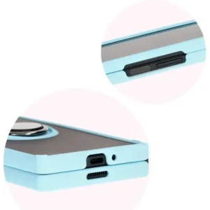 Hurtownia GSM - Bizon Case Hybrid Ring Samsung Galaxy Z Fold6 rauchig mit einem hellblauen Rahmen - BIZ5909 - {ean13} - Hurt