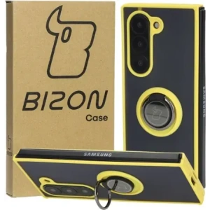 Hurtownia GSM - Bizon Case Hybrid Ring Samsung Galaxy Z Fold6 rauchig mit einem gelben Rahmen - BIZ5617 - {ean13} - Hurt