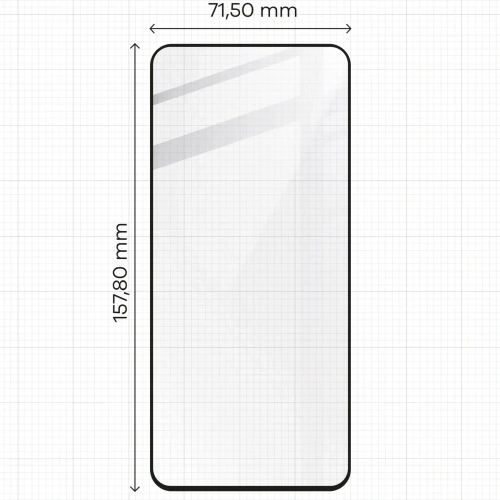 Szkło hartowane Bizon Glass Edge 2 do OnePlus Nord CE4 Lite 5G czarne