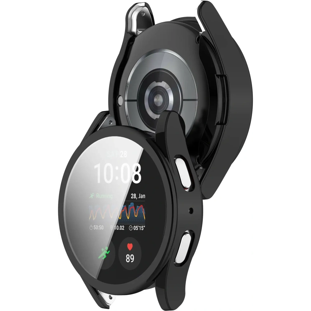 Hurtownia GSM - Etui z osłoną ekranu Bizon Case Watch Felipe do Samsung Galaxy Watch 7 40 mm czarne - BIZ5621 - {ean13} - Hurt