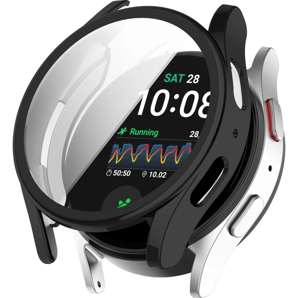Hurtownia GSM - Etui z osłoną ekranu Bizon Case Watch Felipe do Samsung Galaxy Watch 7 40 mm czarne - BIZ5621 - {ean13} - Hurt