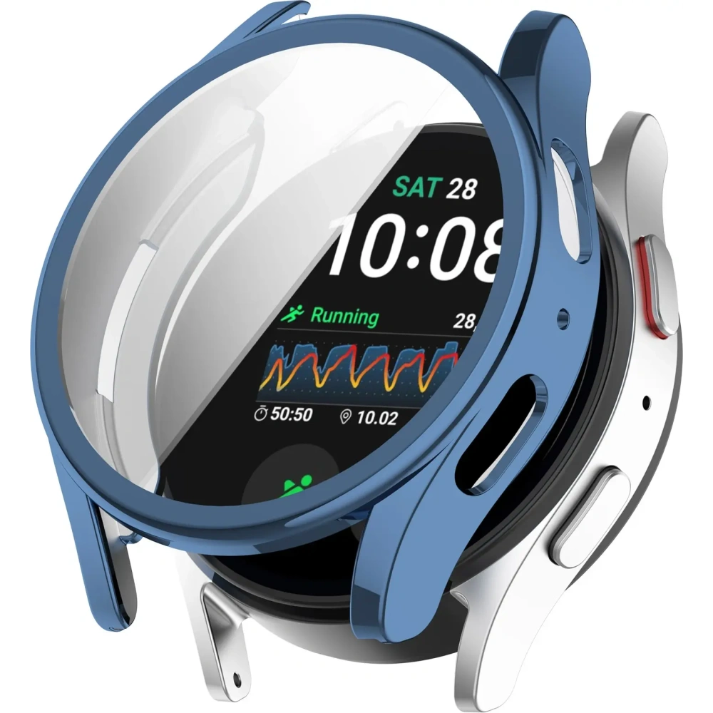 Hurtownia GSM - Etui z osłoną ekranu Bizon Case Watch Felipe do Samsung Galaxy Watch 7 40 mm niebieskie - BIZ5622 - {ean13} - Hurt