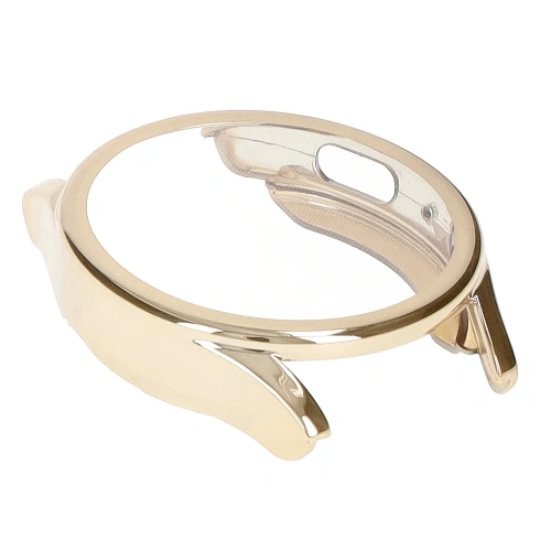 Etui z osłoną ekranu Bizon Case Watch Felipe do Samsung Galaxy Watch 7 40 mm złote