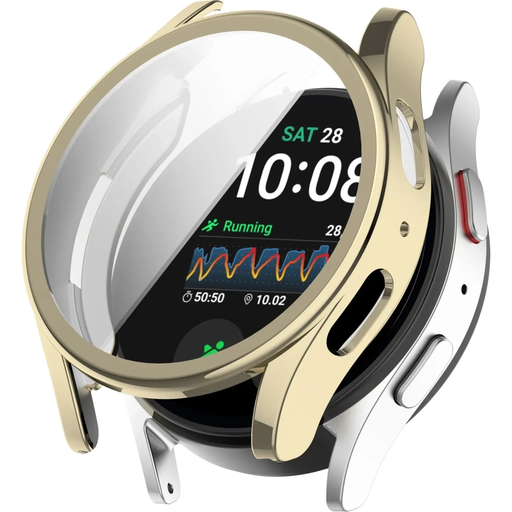 Hurtownia GSM - Etui z osłoną ekranu Bizon Case Watch Felipe do Samsung Galaxy Watch 7 40 mm złote - BIZ5624 - {ean13} - Hurt