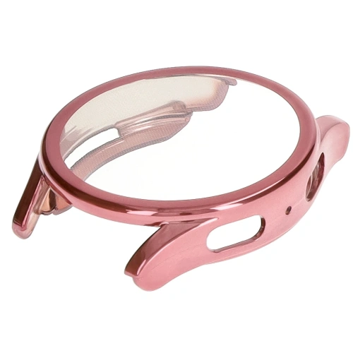 Etui z osłoną ekranu Bizon Case Watch Felipe do Samsung Galaxy Watch 7 40 mm różowe