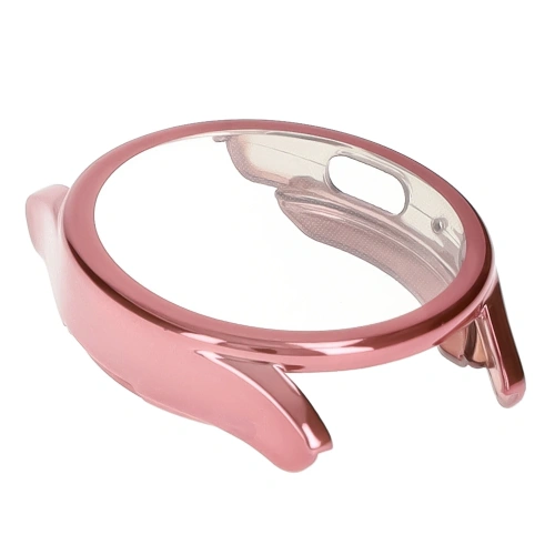 Etui z osłoną ekranu Bizon Case Watch Felipe do Samsung Galaxy Watch 7 40 mm różowe