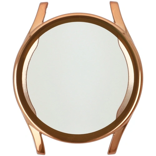 Etui z osłoną ekranu Bizon Case Watch Felipe do Samsung Galaxy Watch 7 40 mm różowozłote