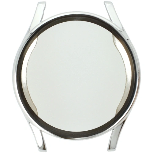 Etui z osłoną ekranu Bizon Case Watch Felipe do Samsung Galaxy Watch 7 40 mm srebrne