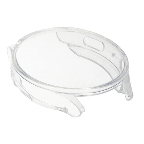 Etui z osłoną ekranu Bizon Case Watch Felipe do Samsung Galaxy Watch 7 44 mm przezroczyste