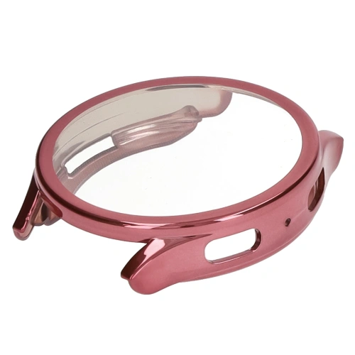 Etui z osłoną ekranu Bizon Case Watch Felipe do Samsung Galaxy Watch 7 44 mm różowe