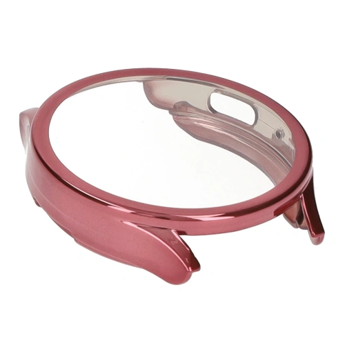 Etui z osłoną ekranu Bizon Case Watch Felipe do Samsung Galaxy Watch 7 44 mm różowe