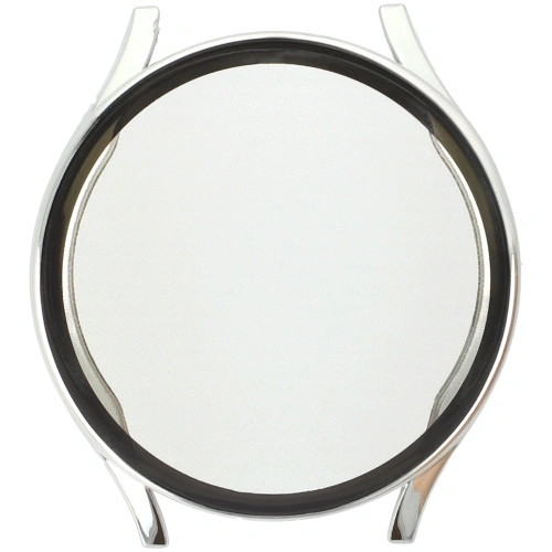 Etui z osłoną ekranu Bizon Case Watch Felipe do Samsung Galaxy Watch 7 44 mm srebrne