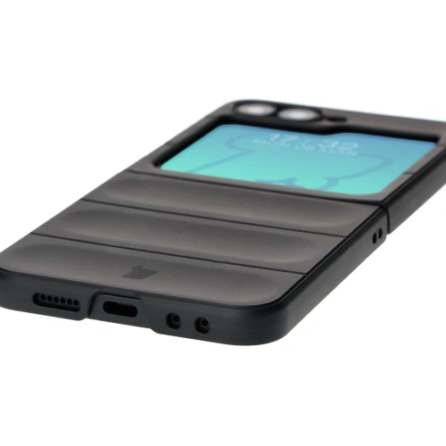 Pancerne etui Bizon Case Tur do Samsung Galaxy Z Flip6 / 7 FE czarne