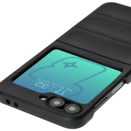 Pancerne etui Bizon Case Tur do Samsung Galaxy Z Flip6 / 7 FE czarne