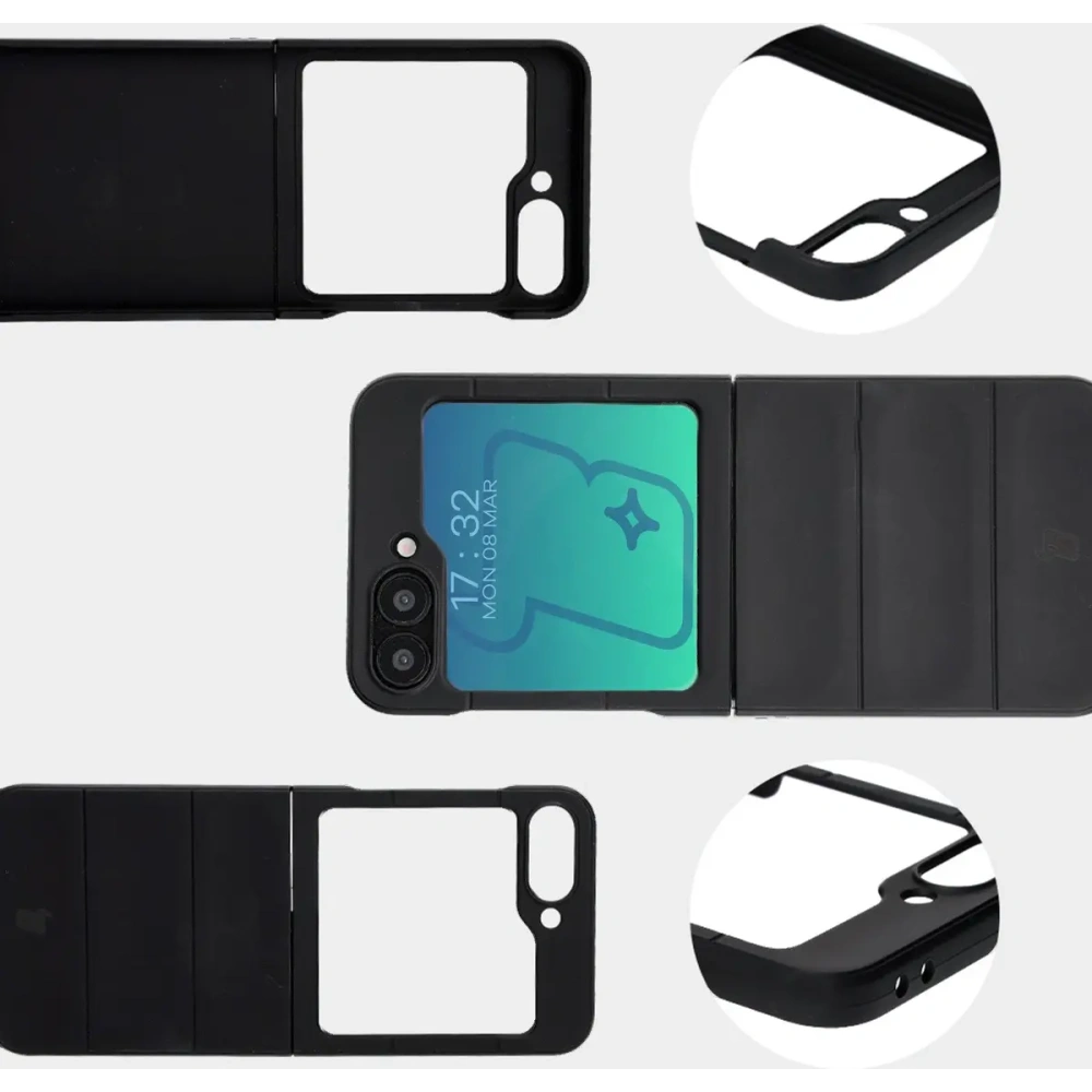 Hurtownia GSM - Bizon Case Tur Samsung Galaxy Z Flip6 schwarz - BIZ5652 - {ean13} - Hurt