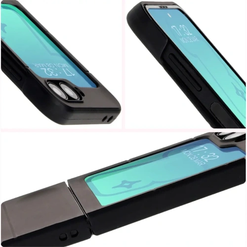 Pancerne etui Bizon Case Tur do Samsung Galaxy Z Flip6 / 7 FE czarne