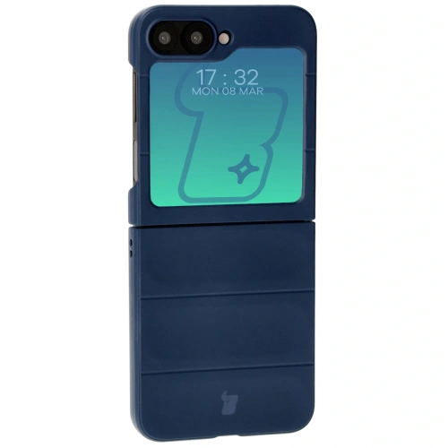 Pancerne etui Bizon Case Tur do Samsung Galaxy Z Flip6 / 7 FE granatowe