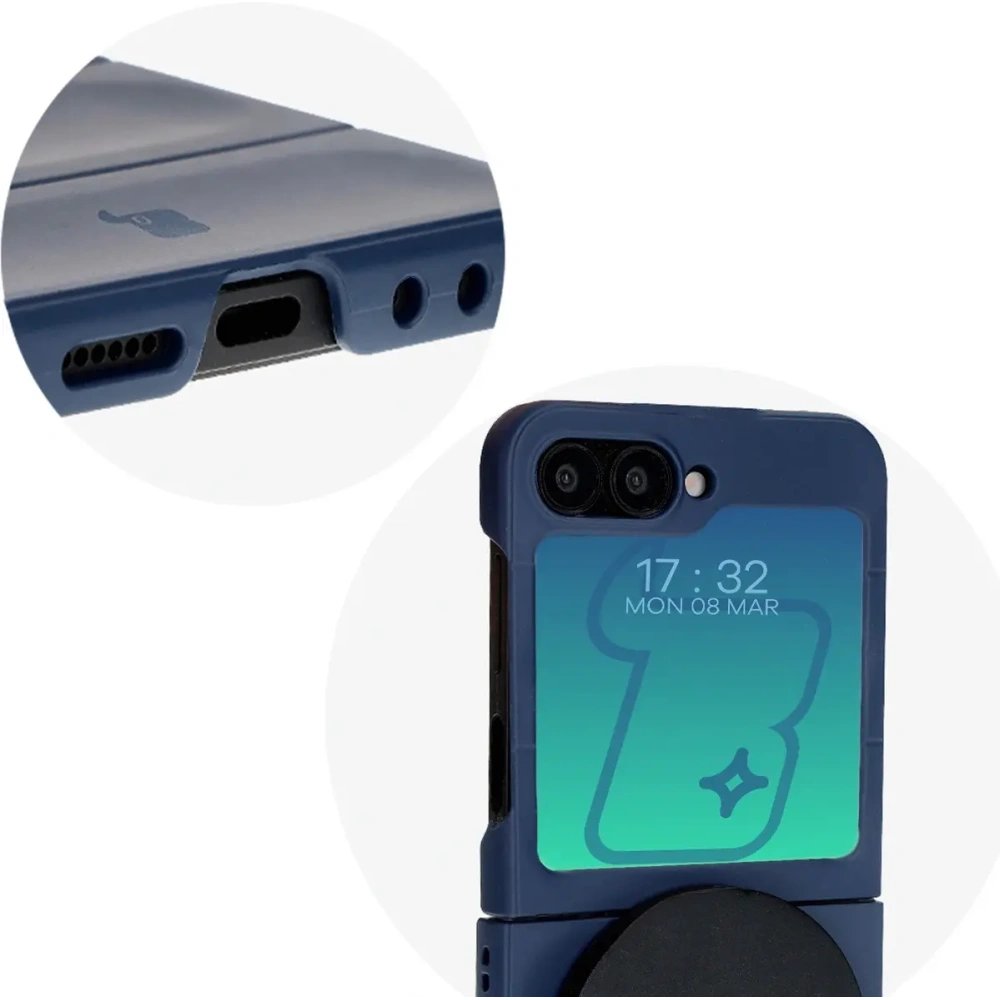 Hurtownia GSM - Bizon Case Tur Samsung Galaxy Z Flip6 marineblau - BIZ5653 - {ean13} - Hurt