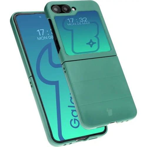 Pancerne etui Bizon Case Tur do Samsung Galaxy Z Flip6 / 7 FE ciemnozielone
