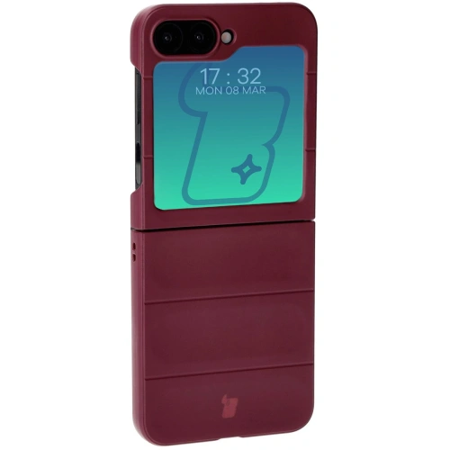 Pancerne etui Bizon Case Tur do Samsung Galaxy Z Flip6 / 7 FE ciemnofioletowe