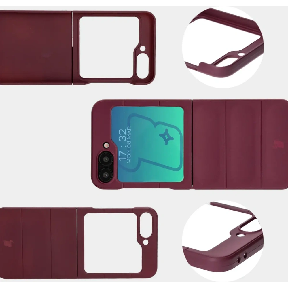 Hurtownia GSM - Bizon Case Tur Samsung Galaxy Z Flip6 dunkel lila - BIZ5669 - {ean13} - Hurt