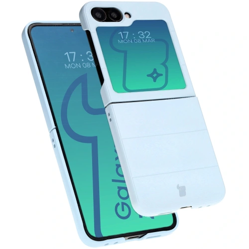 Pancerne etui Bizon Case Tur do Samsung Galaxy Z Flip6 / 7 FE jasnoniebieskie