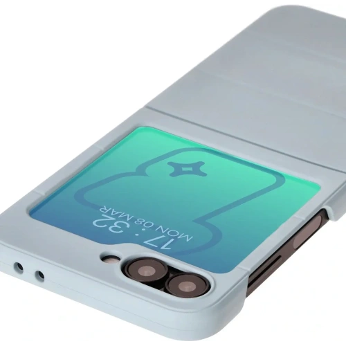 Pancerne etui Bizon Case Tur do Samsung Galaxy Z Flip6 / 7 FE jasnoniebieskie