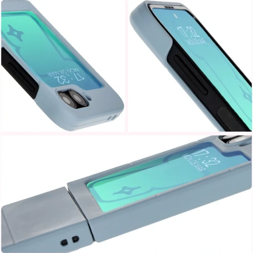 Pancerne etui Bizon Case Tur do Samsung Galaxy Z Flip6 / 7 FE jasnoniebieskie