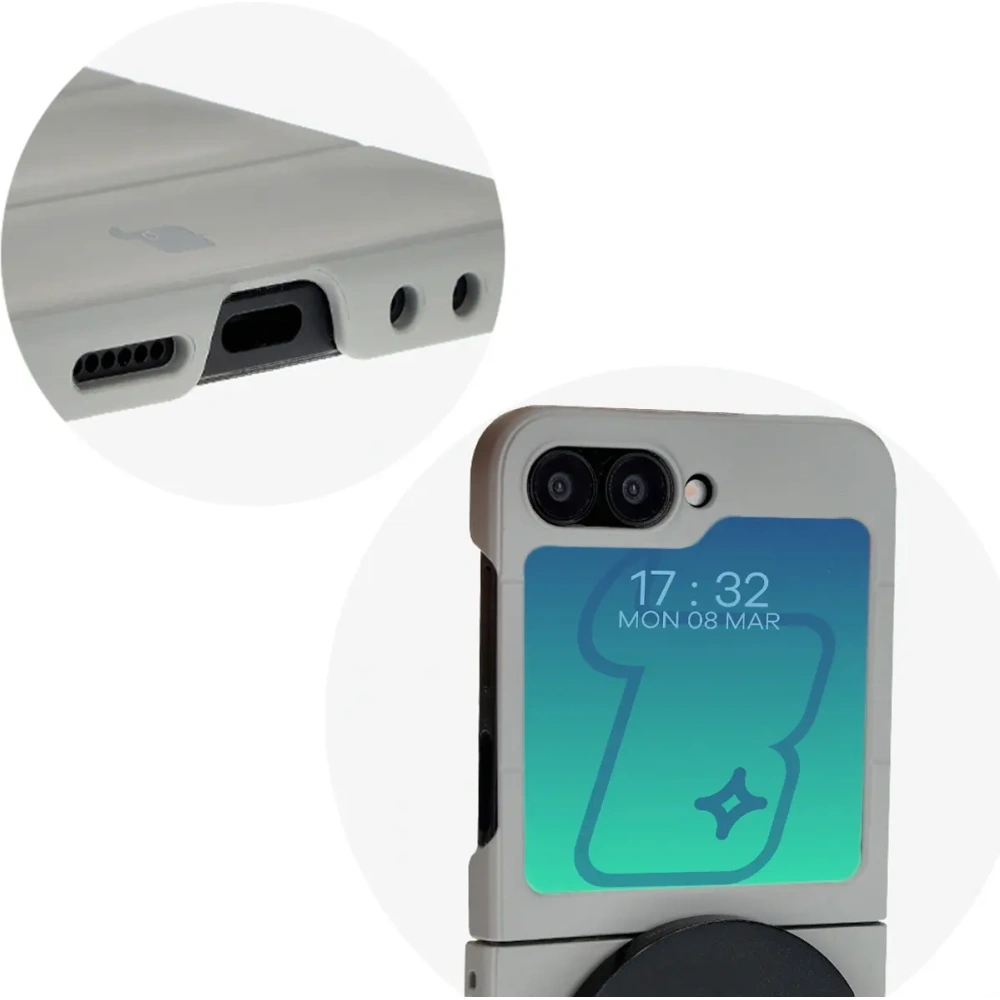 Hurtownia GSM - Bizon Case Tur Samsung Galaxy Z Flip6 hellgrau - BIZ5935 - {ean13} - Hurt