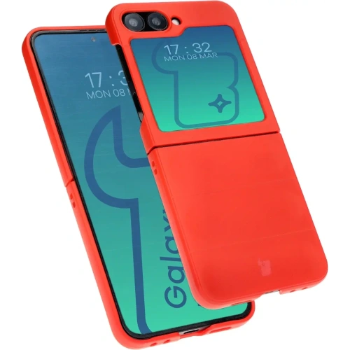 Pancerne etui Bizon Case Tur do Samsung Galaxy Z Flip6 / 7 FE czerwone