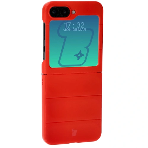 Pancerne etui Bizon Case Tur do Samsung Galaxy Z Flip6 / 7 FE czerwone