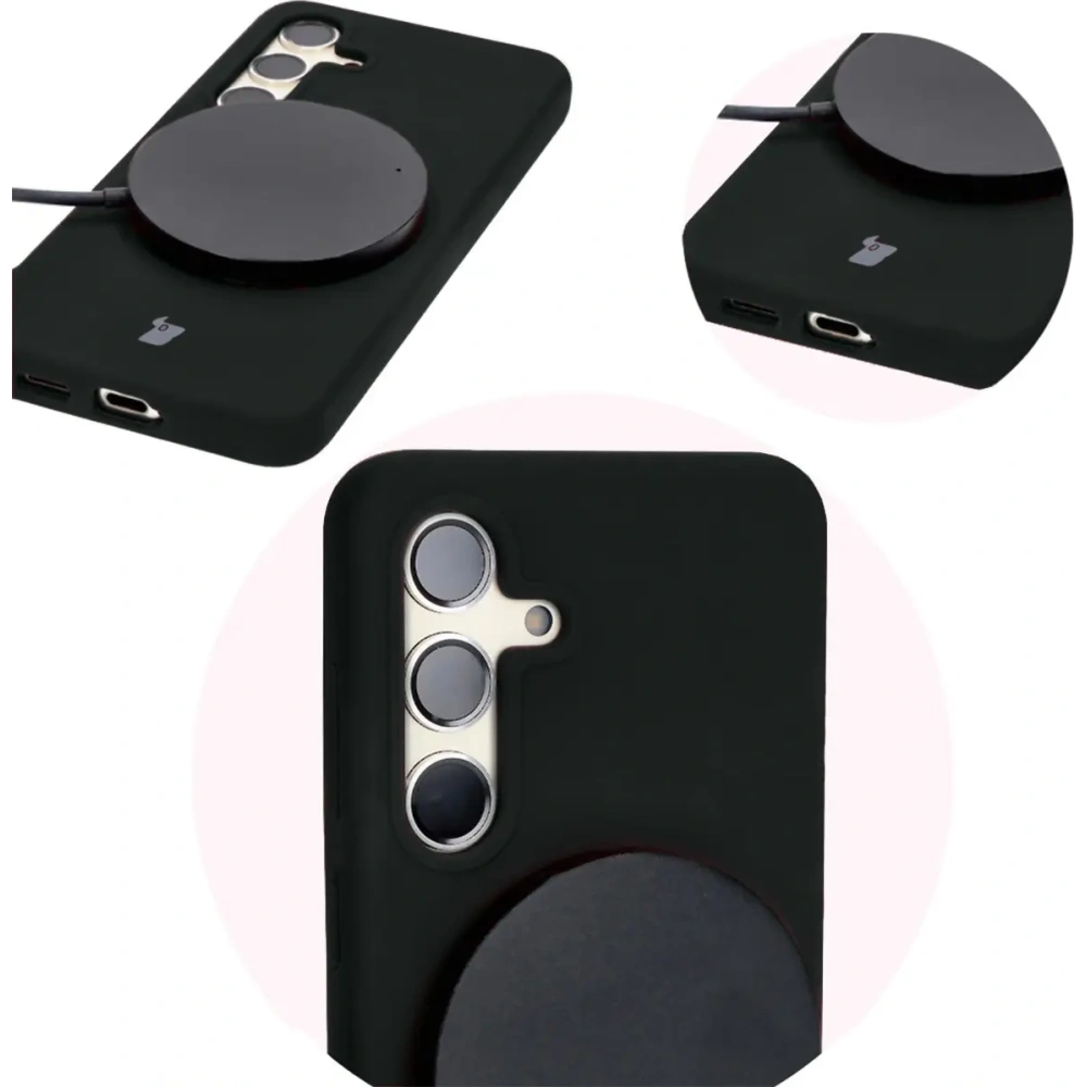 Hurtownia GSM - Silikonowe etui Bizon Soft Case do Samsung Galaxy S24 czarne - BIZ5679 - {ean13} - Hurt