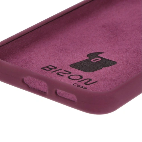 Silikonowe etui Bizon Soft Case do Samsung Galaxy S24 ciemnofioletowe