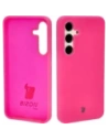 Silikonové pouzdro Bizon Soft Case do Samsung Galaxy S24 neonově růžové