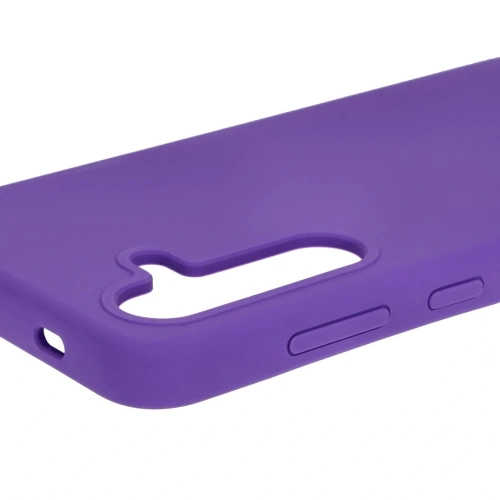 Silikonowe etui Bizon Soft Case do Samsung Galaxy S24 fioletowe