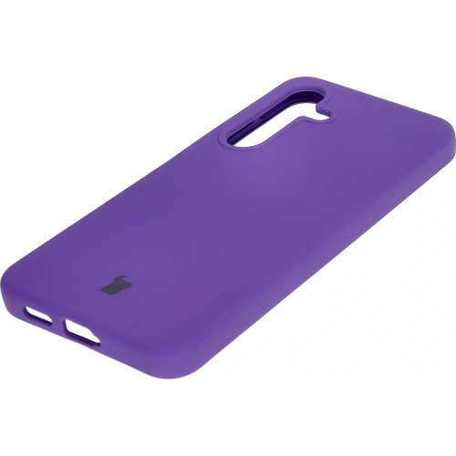Silikonowe etui Bizon Soft Case do Samsung Galaxy S24 fioletowe
