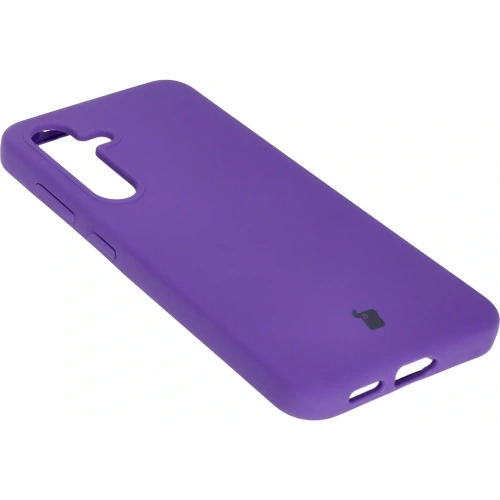 Silikonowe etui Bizon Soft Case do Samsung Galaxy S24 fioletowe