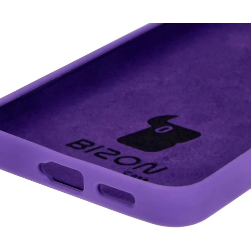 Silikonowe etui Bizon Soft Case do Samsung Galaxy S24 fioletowe