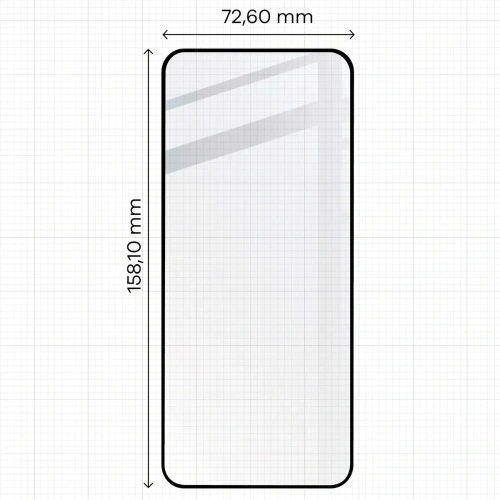 Szkło hartowane BIZON Glass Edge 3D do Oppo Reno 12/12 Pro