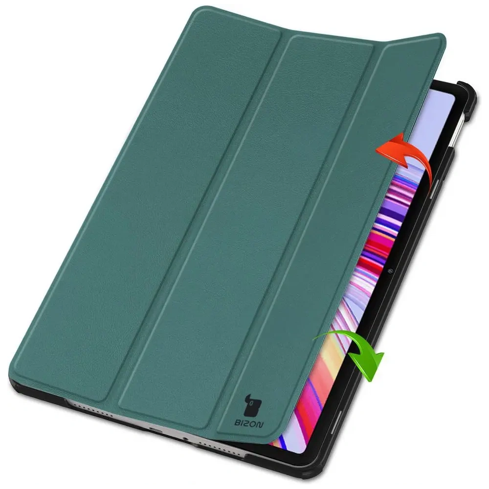 Hurtownia GSM - Etui Bizon Case Tab Croc do Xiaomi Redmi Pad Pro 12.1 tmavě zelené - BIZ5686 - {ean13} - Hurt