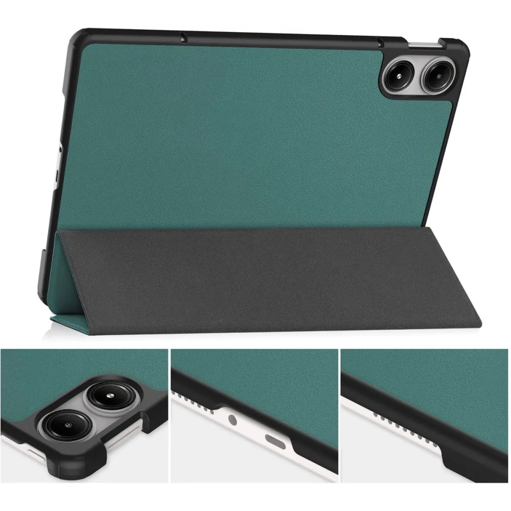 Hurtownia GSM - Etui Bizon Case Tab Croc do Xiaomi Redmi Pad Pro 12.1 tmavě zelené - BIZ5686 - {ean13} - Hurt