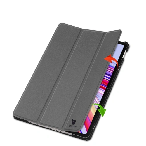 Etui Bizon Case Tab Croc do Xiaomi Redmi Pad Pro 12.1 szare