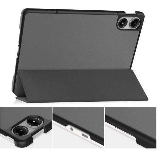 Etui Bizon Case Tab Croc do Xiaomi Redmi Pad Pro 12.1 szare
