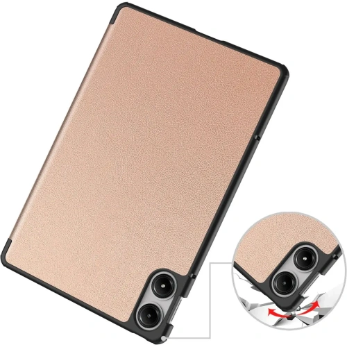 Etui Bizon Case Tab Croc do Xiaomi Redmi Pad Pro 12.1 różowozłote